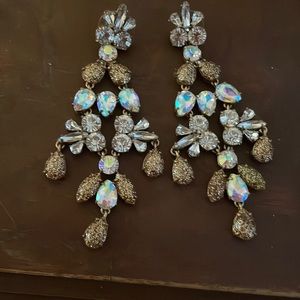 Jcrew chandelier crystal earrings